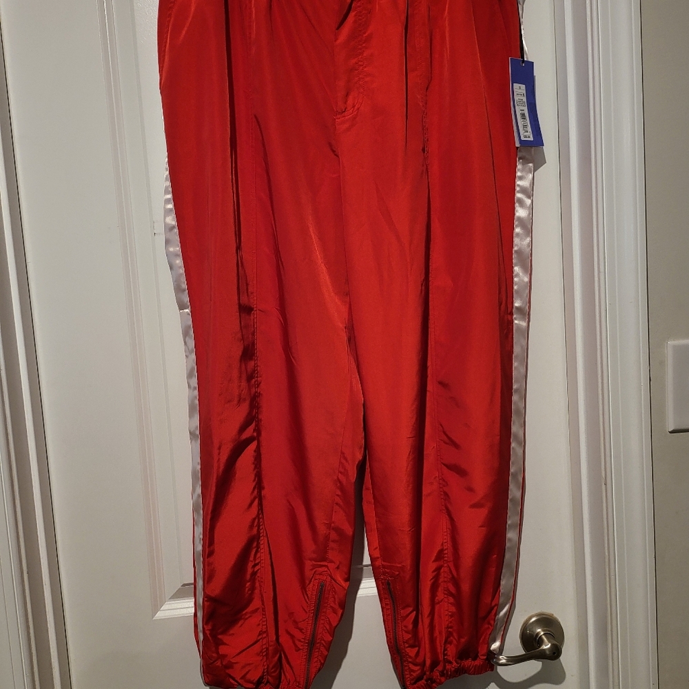 New-Red Track Pants
